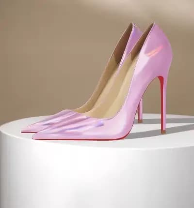 Nouvelles Chaussures à Talons Hauts Rose Fantaisie Style Européen et Américain 2026 pour Femmes – Se