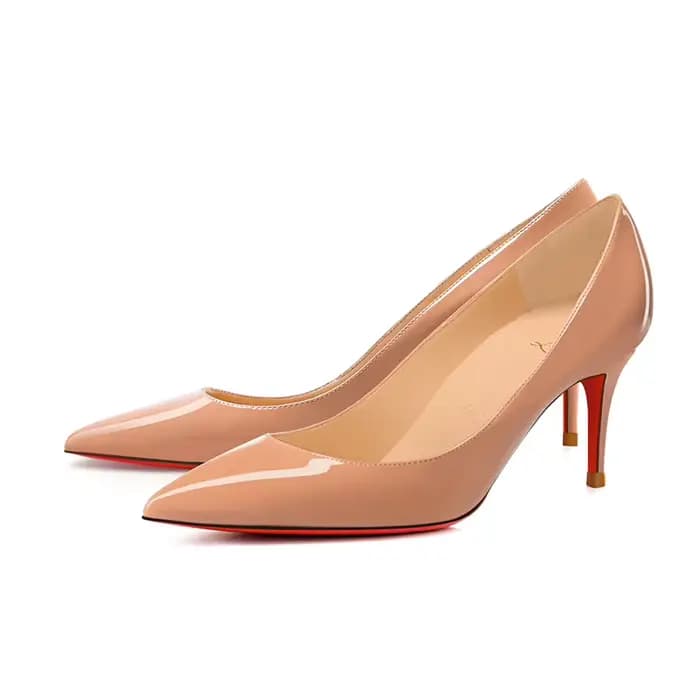 Escarpins à talons hauts et bout pointu pour femmes, chaussures simples élégantes, couleur chair, fo