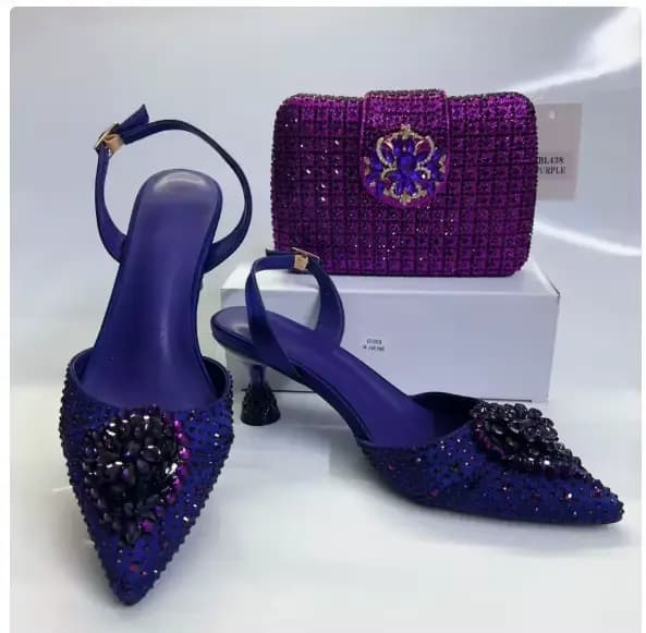 LNATISNOVA Ensemble assorti chaussures et sacs italiens 2026 – Sandales et sac de mariage bleu ciel 