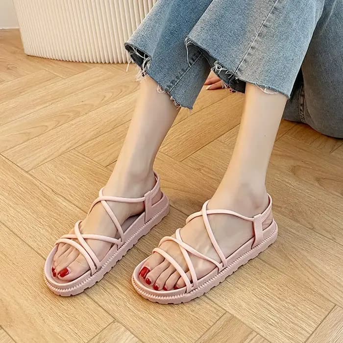 Nouvelle sandale orthopédique femme été 2025 plage sans talon confortable plat femmes espadrilles ro