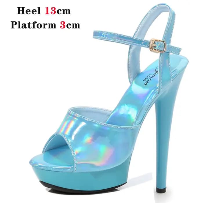 Femmes chaussures talon Sexy Super haut pôle danse fête talons hauts sandales plate-forme pompes de 