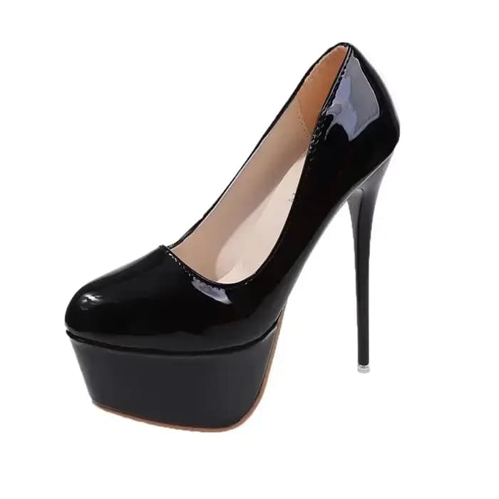 Talons à plateforme Sexy bout pointu semelle rouge talons hauts chaussures de mariage Banquet nu mod