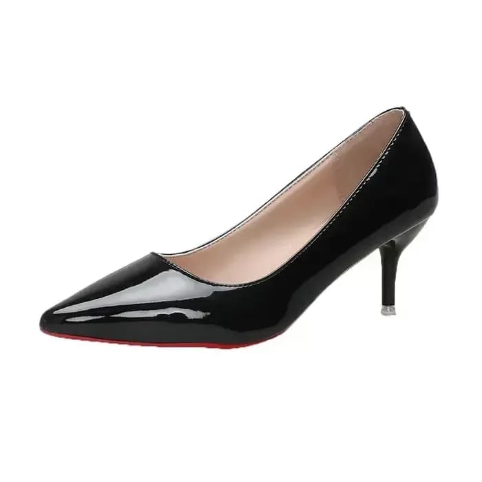 Escarpins classiques à talons hauts pour femmes, chaussures d'automne en cuir, chaussures à talons h