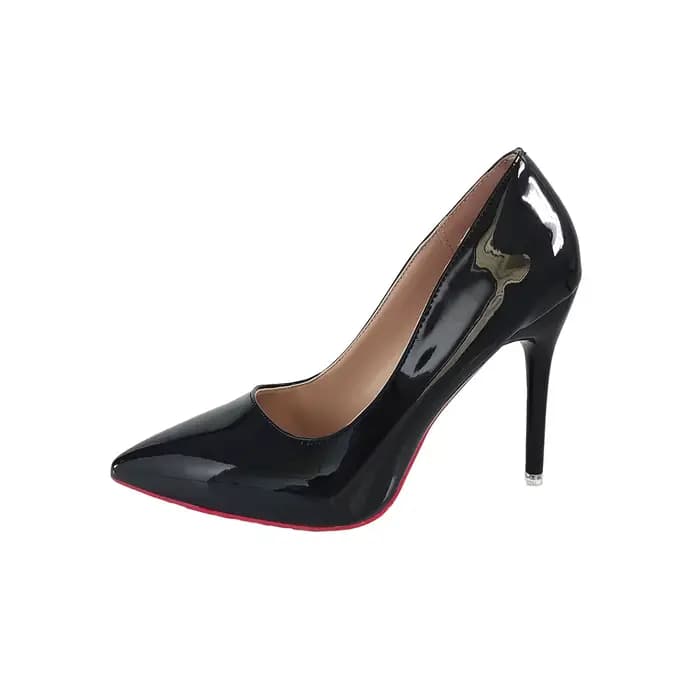 Escarpins à talons hauts et bout pointu pour femmes, chaussures Sexy à fond rouge, à la mode, de hau