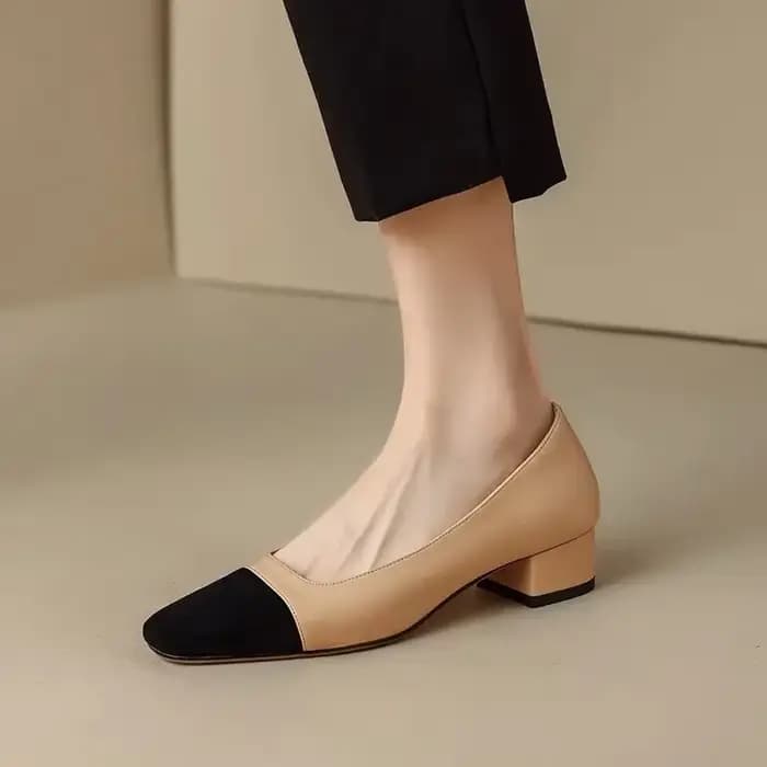 Sandales à talons simples en cuir pour femmes, chaussures à talons optiques, escarpins formels, nouv