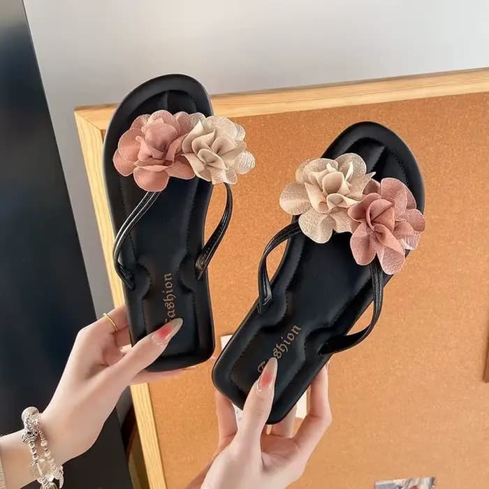 Sandales Camellia pour femmes, nouvelle collection été, version coréenne tendance, sandales de plage