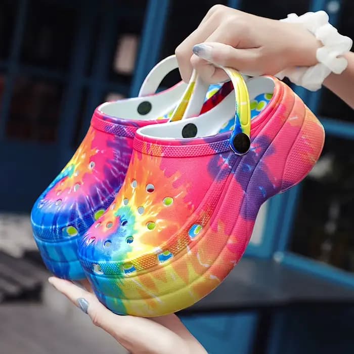 Sandales léopard à talons hauts pour femmes, sabots de plage d'été, chaussures compensées à platefor