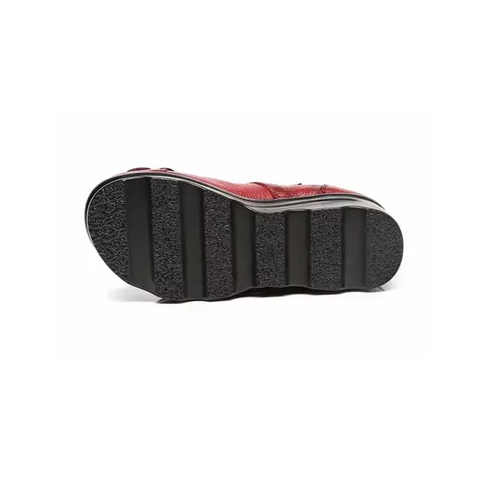 XMWRLW femmes printemps été sandales plate-forme chaussures Style rétro en cuir véritable sandales d