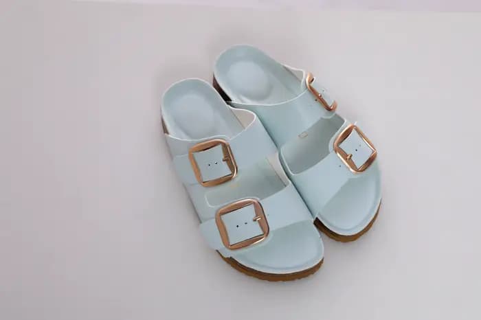 SUFU Pantoufles d'été confortables à enfiler pour femme avec sangles à boucle réglables - Sandales e