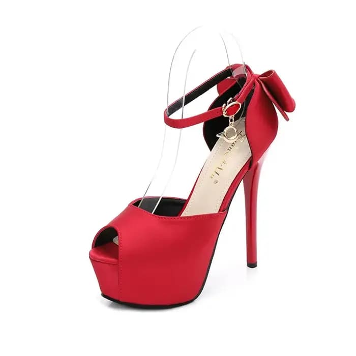 Peep toe plate-forme talons hauts pompes femmes chaussures chaussures de mariage mariée femmes talon