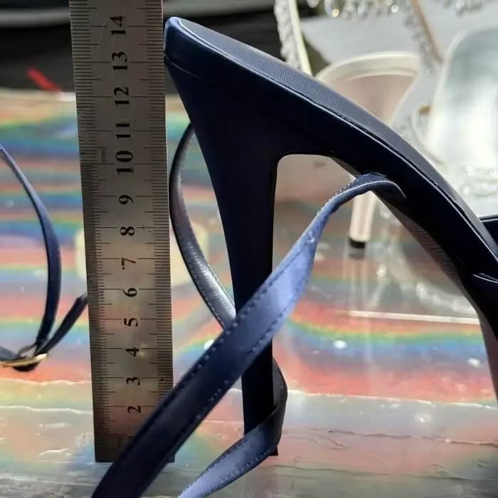 Sandales d'été européennes et américaines à talons hauts, sexy, à boucle arrière, à bout ouvert, pou