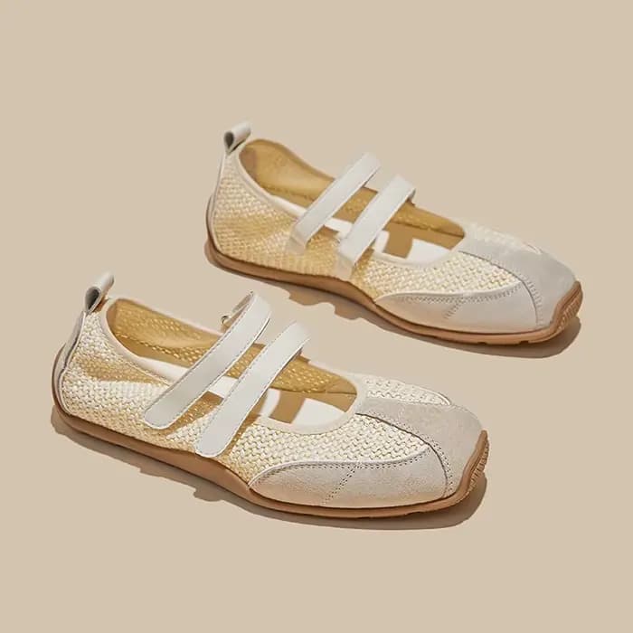 AIYUQI 2026 Nouvelles Chaussures Plates pour Femmes Antidérapantes à Boucle Respirantes Mary Jane Gr