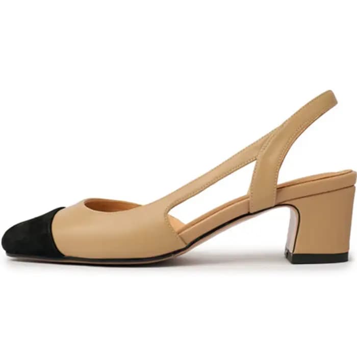 Sandales d'été en cuir véritable pour femmes, escarpins argentés, nude, talons moyens, chaussures d'
