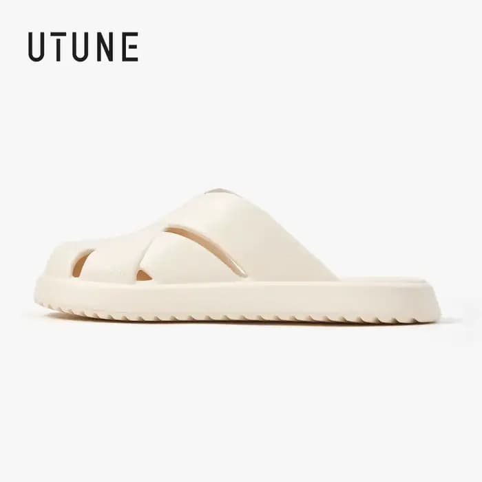 UTUNE – sandales d'été légères et antidérapantes pour femmes, pantoufles à bout tissé, plateforme so