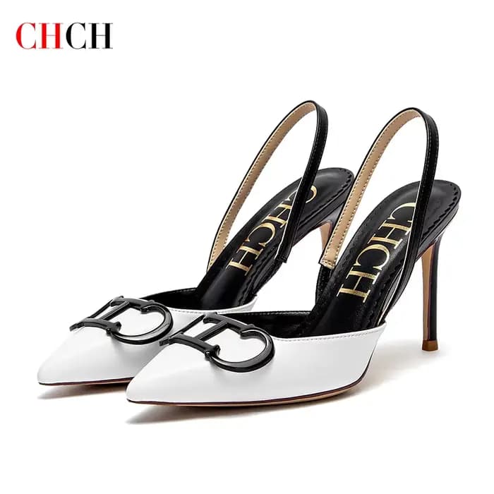CHCH femmes talons hauts 2025 pointe pointue destin bout fermé talons à lanières Sexy mariage robe d