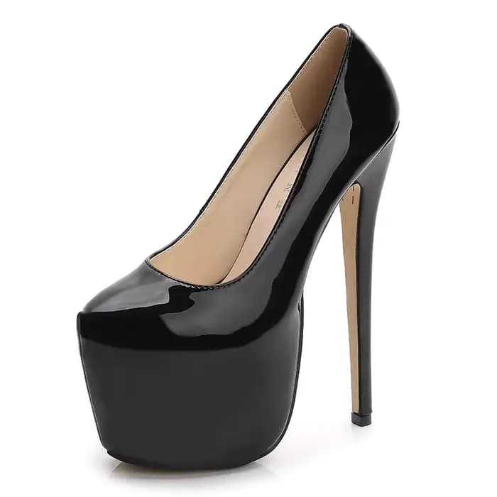 Nouvelles chaussures pour femmes, mode, plateforme haute imperméable, talons hauts, escarpins sexy p