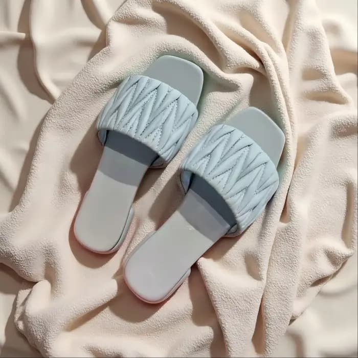 Sandales pour femmes de qualité supérieure, nouveau style, pantoufles plates en peau d'agneau, chaus