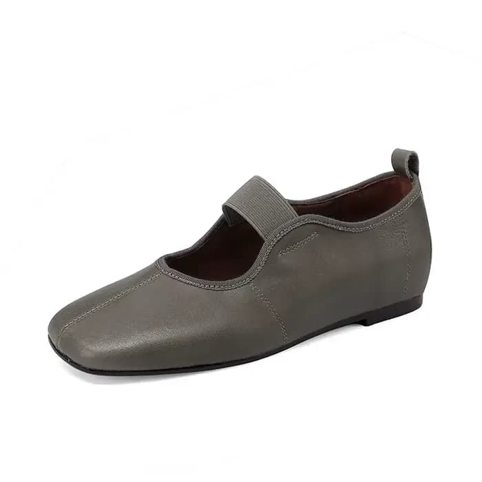 SmallHut nouveau 2026 tendance printemps en cuir véritable Mary Janes femmes chaussures plates bout 