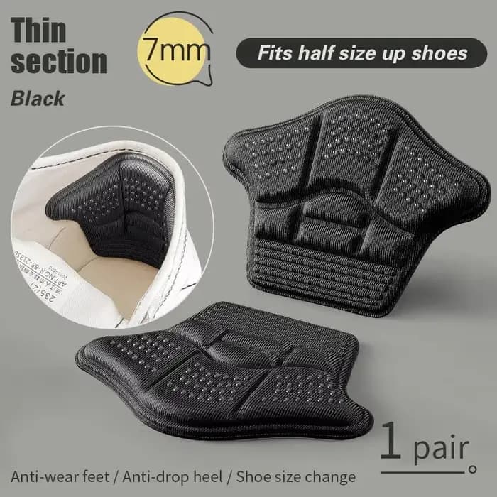Semelle intérieure de protection du talon pour hommes et femmes, baskets confortables, taille réglab