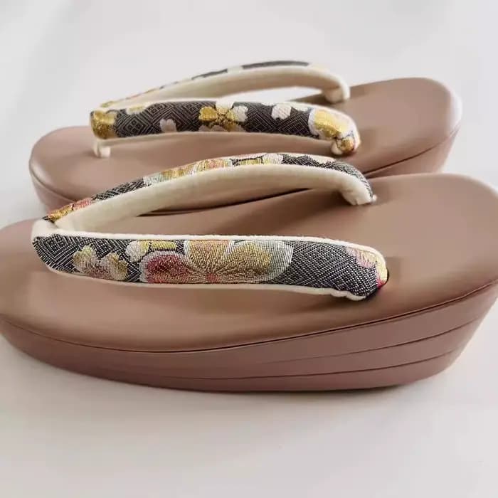 Sandales Geta formelles de Style japonais pour femmes, Furisode Kimono Zori, chaussures de Cosplay d