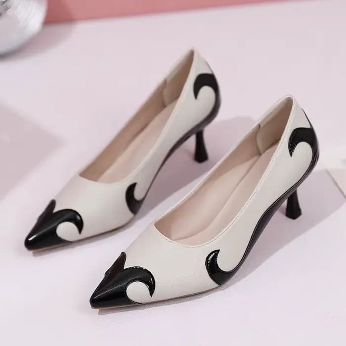 Femmes bout pointu talons hauts élégant Banquet chaussure de mariage robe exquise chaussures de trav