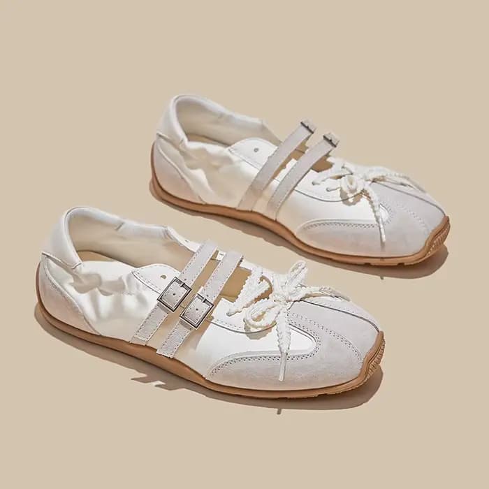 AIYUQI 2026 Nouvelles Chaussures Plates pour Femmes Antidérapantes à Boucle Mary Jane, Grande Taille