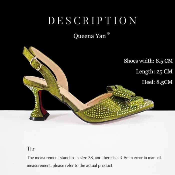 Queena Yan brillant mode italienne bout pointu femmes chaussures à talons hauts effet de couleur mix