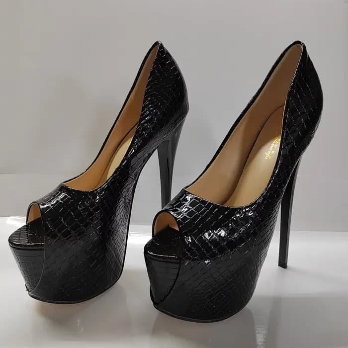 Escarpins à Talons Hauts Fins de 22cm pour Femme, Plateformes Parka Ouvertes d'Été, Défilés de Défil