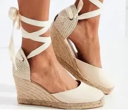 Escarpins en toile de chanvre pour femmes, espadrille, sandales à lanières de rinçage, pantoufles co