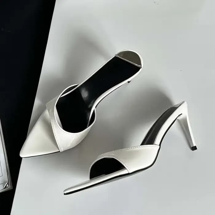 Eilyken 2026 nouvel été peu profond bout pointu mince talons hauts femmes pantoufles sandales de mar