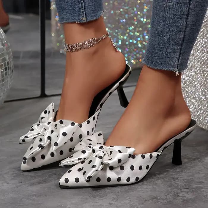 Chaussures à talons hauts à bout pointu pour femmes, sandales sexy, mules d'été tendance, chaussures