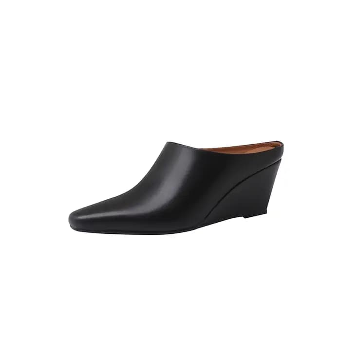 Ods Mules pour femmes 2025 pantoufles mocassins décontractés Pantofle diapositives bout carré bas su