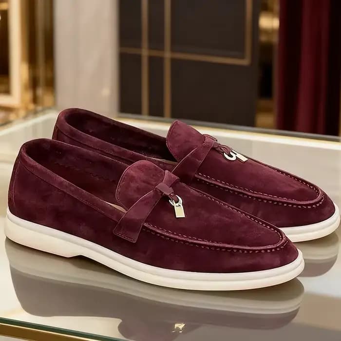 Chaussures de ville élégantes, en daim, confortables et stylées, un coup de pied qui fera sensation