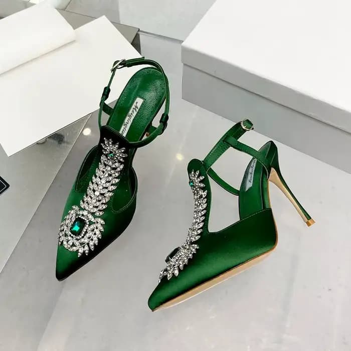 2025 luxe femmes talons hauts strass pointu mariage luxe tapis rouge mode brillant mariée talons hau