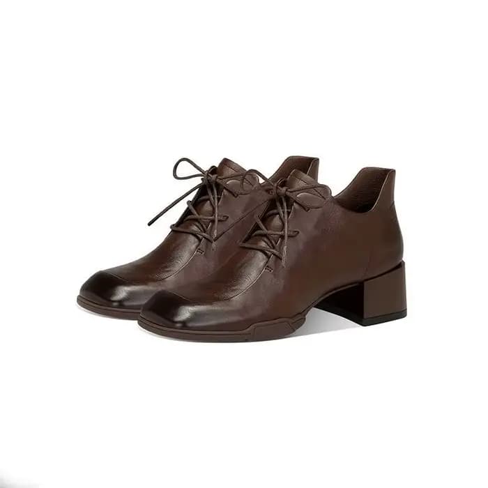 Chaussures Mary Jane en cuir véritable avec semelle intérieure en peau de mouton pour femme, nouvell