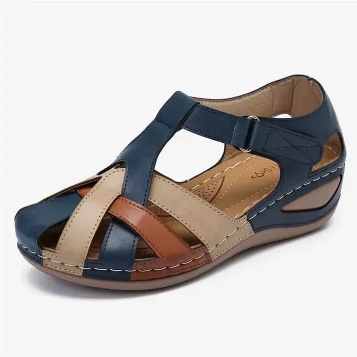 Chaussures femmes sandales été doux femmes chaussure plage marche chaussures sandales à talons compe