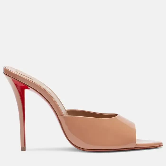 Nouvelles sandales romaines à bout ouvert et pointu pour femmes, chaussures sexy en métal, pantoufle