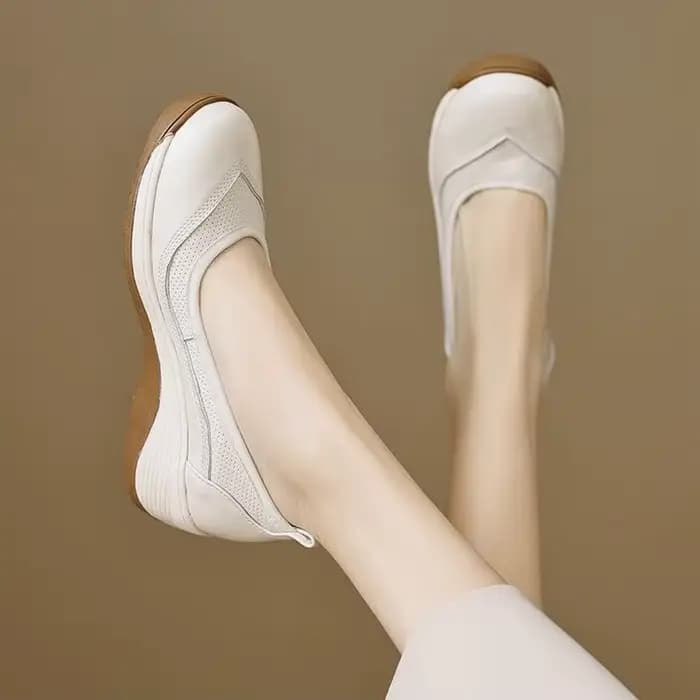 Chaussures plates compensées à enfiler pour femmes – Chaussures décontractées minimalistes avec seme