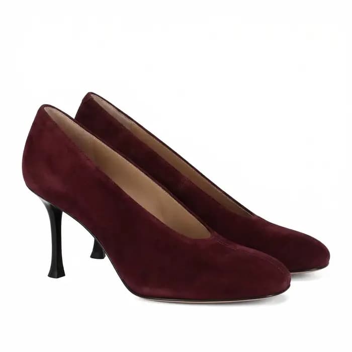QUTAA – escarpins en cuir véritable pour femmes, chaussures à talons hauts, sexy, à enfiler, pour le