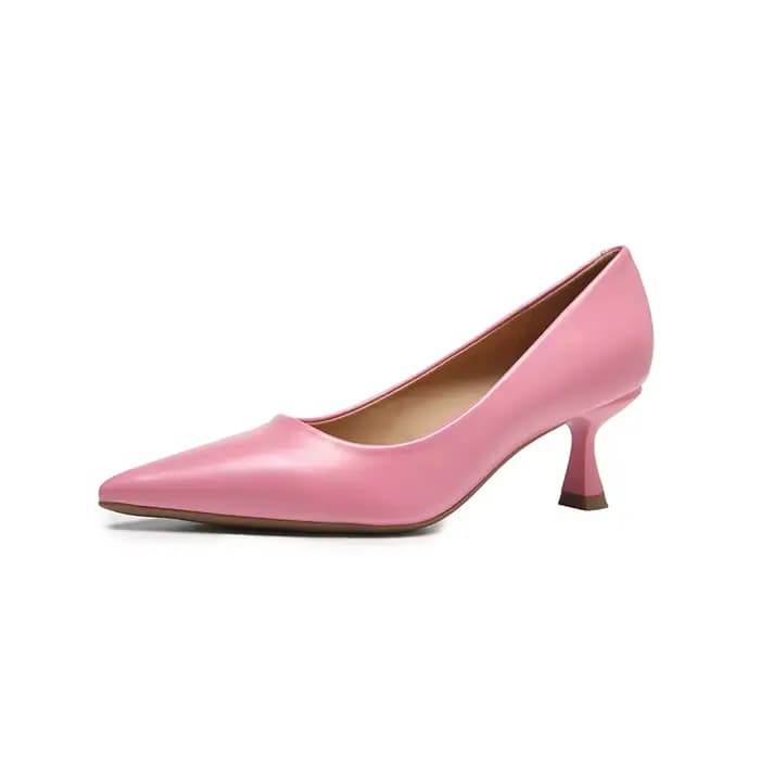Chaussures à talons en cuir verni pour femmes, élégantes, à la mode, escarpins à bout pointu, bouche