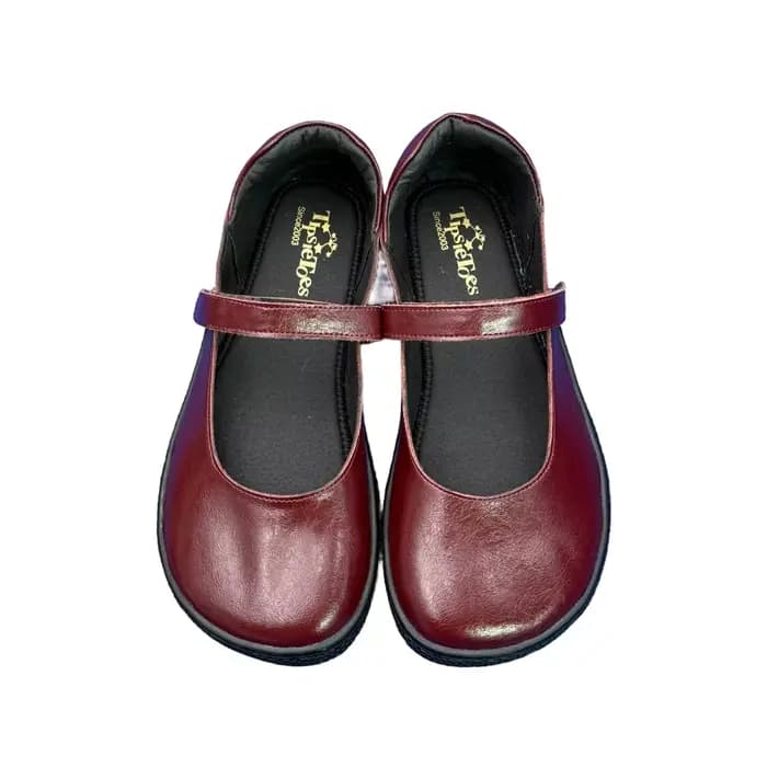 Tipsietoes 2025 printemps automne pieds nus ballerine en cuir pour les femmes avec semelle plate et 