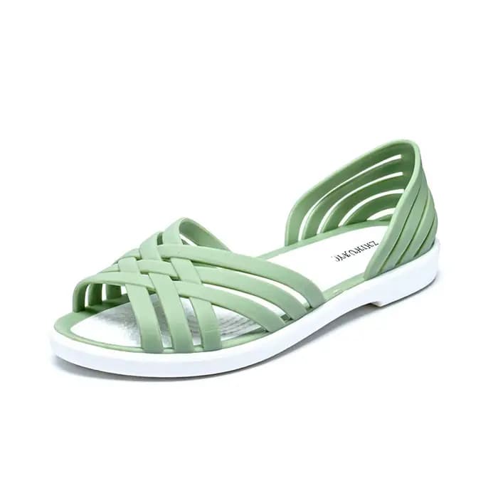 Sandales ZUZI – Nouvelles chaussures de plage d'été pour femmes, respirantes et ajourées, chaussures