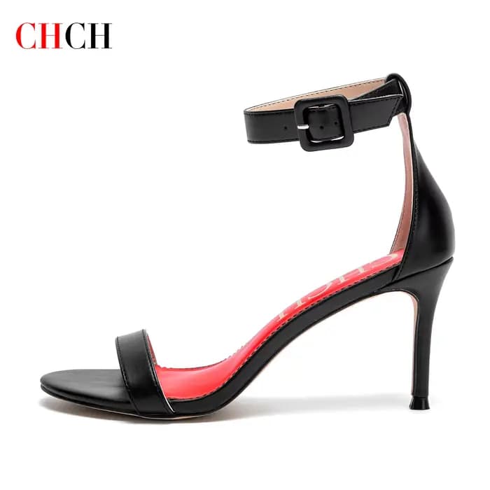 Sandales à talons hauts CHCH Business 2026 pour femme, nouvelle collection, style simple et tendance