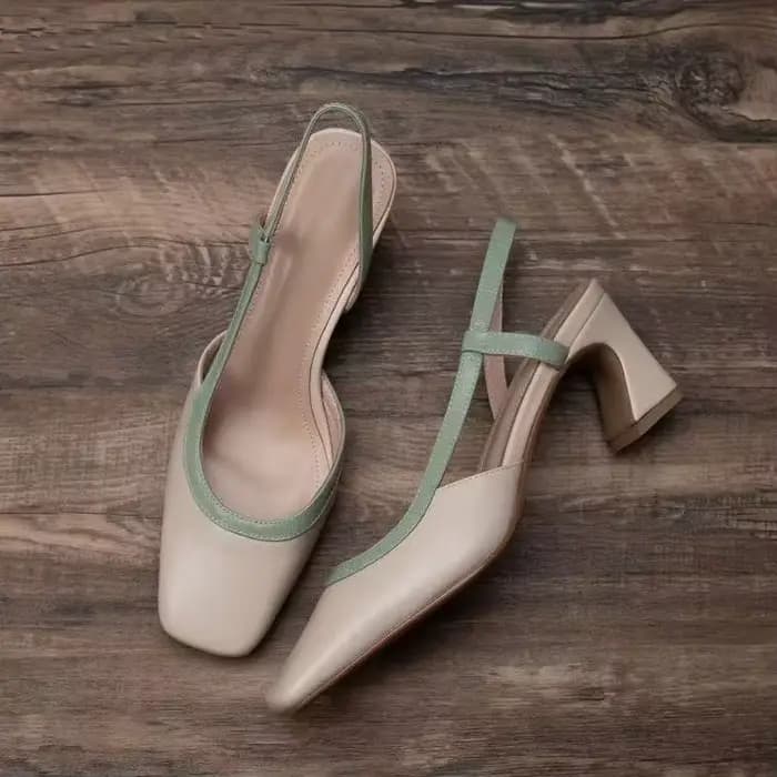 Sandales pour femmes à bout carré et talon épais, nouvelle collection été, style européen et américa
