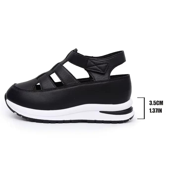 Sandales pour femmes, chaussures d'été, plateforme, talon compensé, gladiateur, confortables, décont