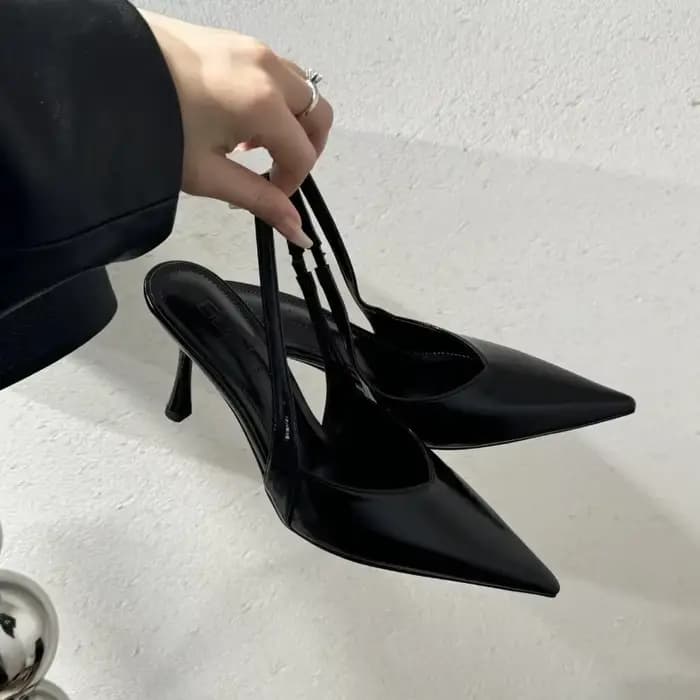 Sandales à talons hauts pour femmes, chaussures élégantes à bout pointu, escarpins sexy et tendance,