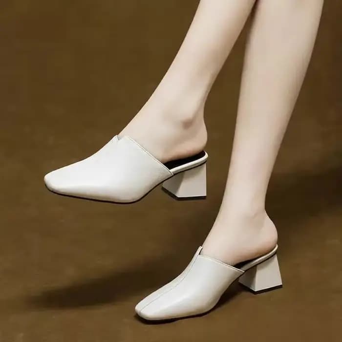 Mules à Talons Hauts de 5cm pour Femme, Sandales Décontractées, Nouveauté, Offre à Bas Prix, en Prom
