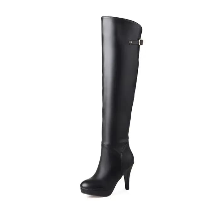 Bottes d'hiver sexy et décontractées à talons hauts pour femmes, nouvelle collection, grandes taille