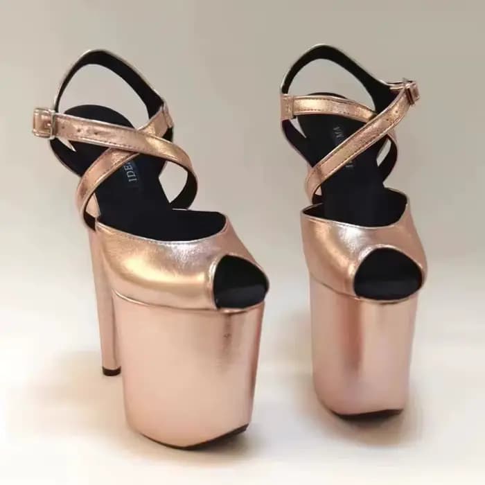 IDEAL MA-Chaussures de Pole Dance à talons hauts de 20/23cm, sandales Catwalk