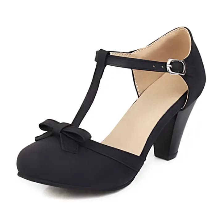 Escarpins élégants pour femmes Lolita D'Orsay chaussures d'été mode sangle noir gris talons hauts ch